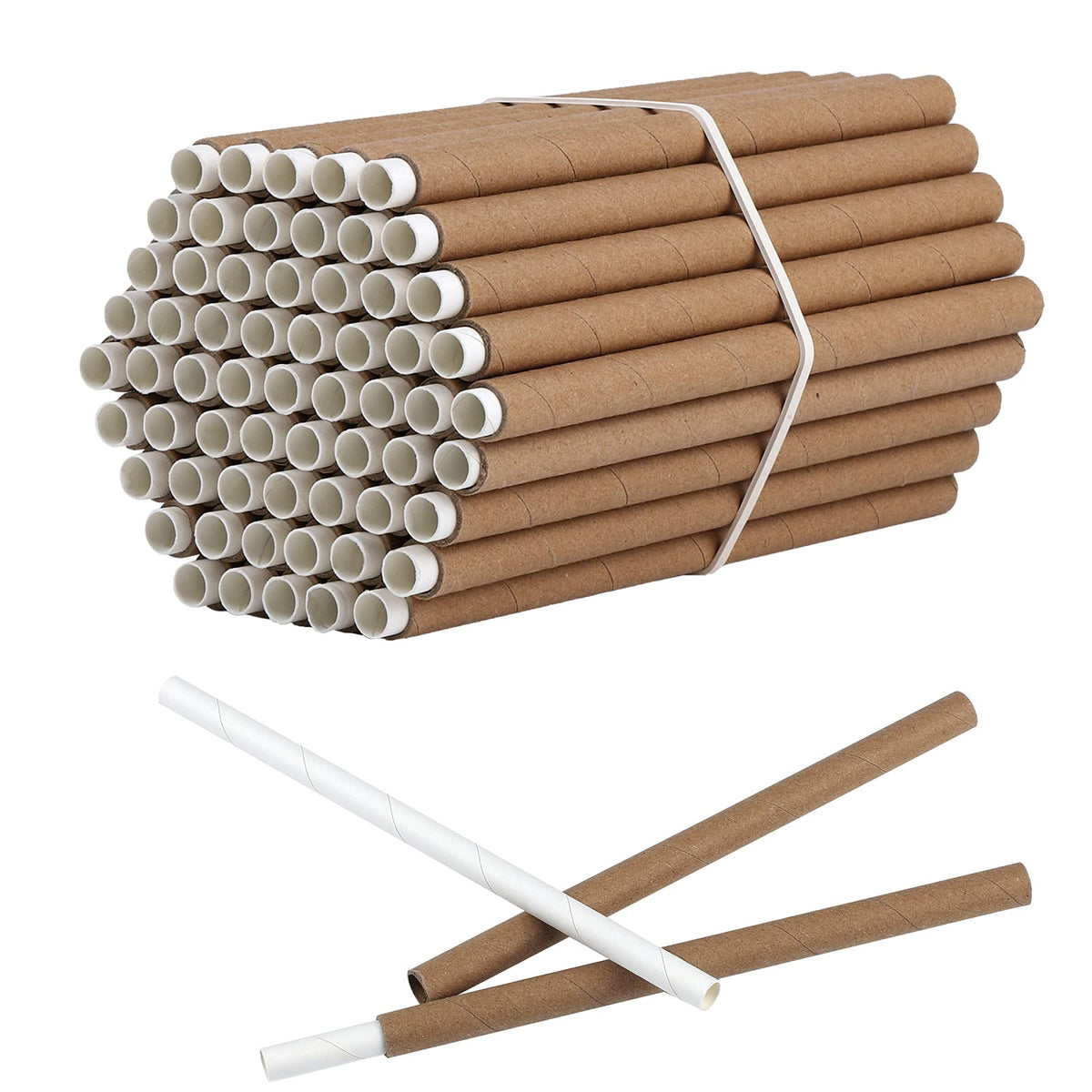 Elcoho mason bee nesting tube 6-inch natural color outdoors habitat.