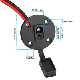 Electop quick-release SAE connector provides fast, secure connections.