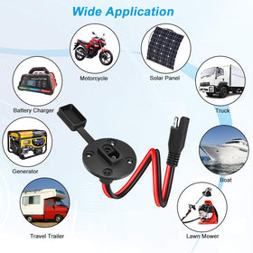 Electop 12AWG pure copper wiring offers low resistance.