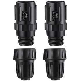 ElectricWise 15 PSI regulator close-up showing precise flow for drip systems.