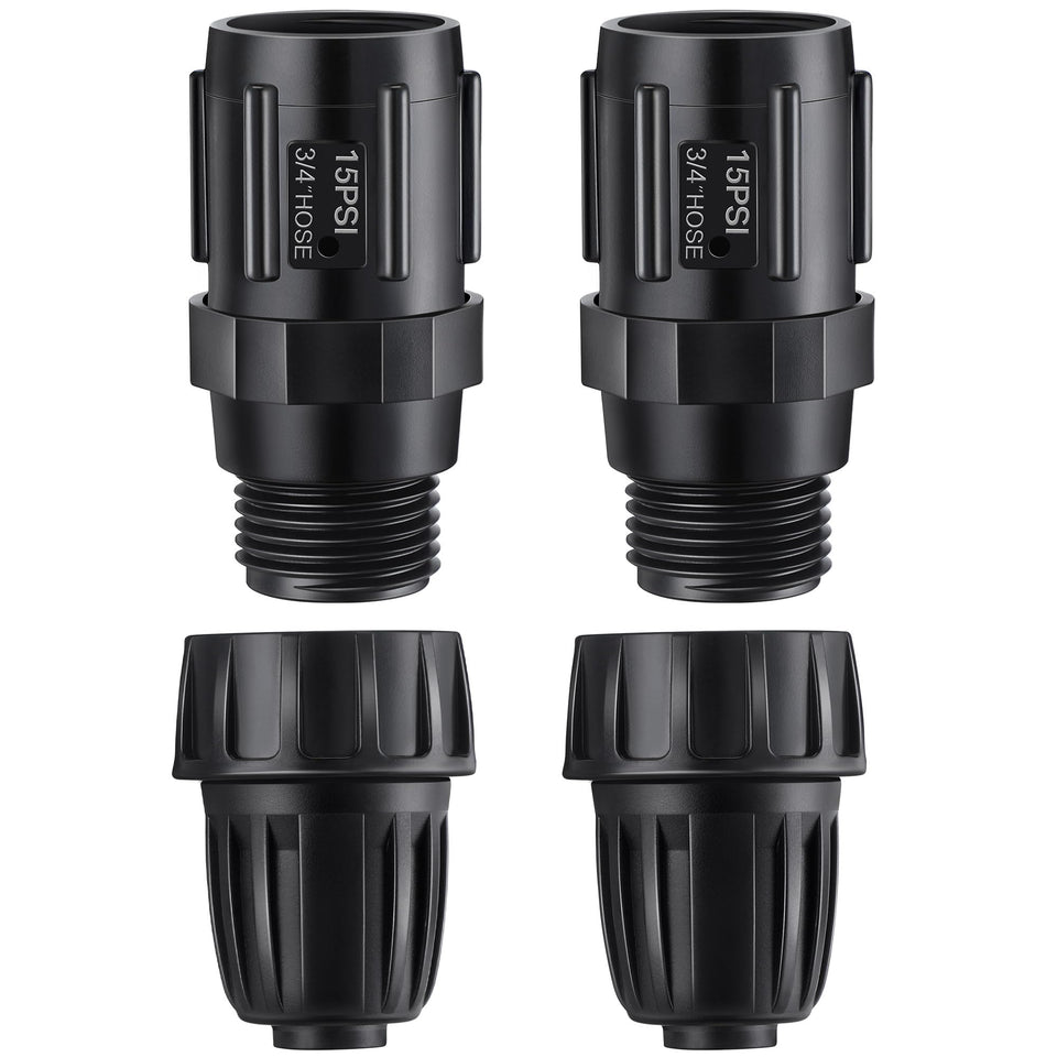 ElectricWise 15 PSI regulator close-up showing precise flow for drip systems.