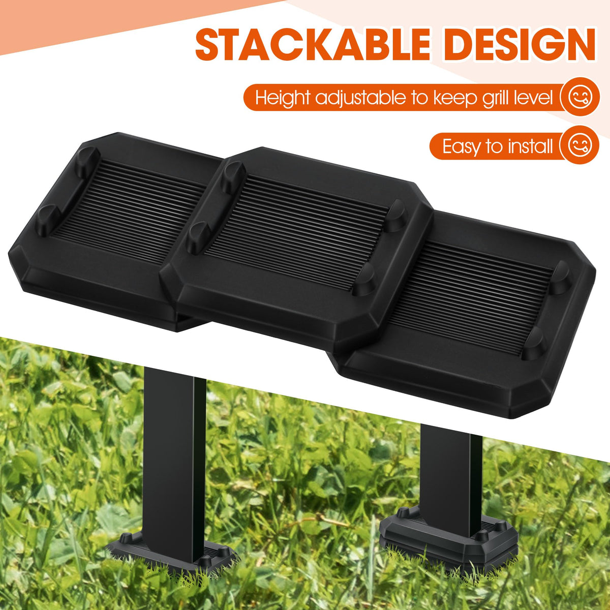 ElectricWise Blackstone-compatible levelers fit a variety of grills.