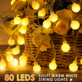 ElectricWise 40ft string lights delivering even perimeter illumination.