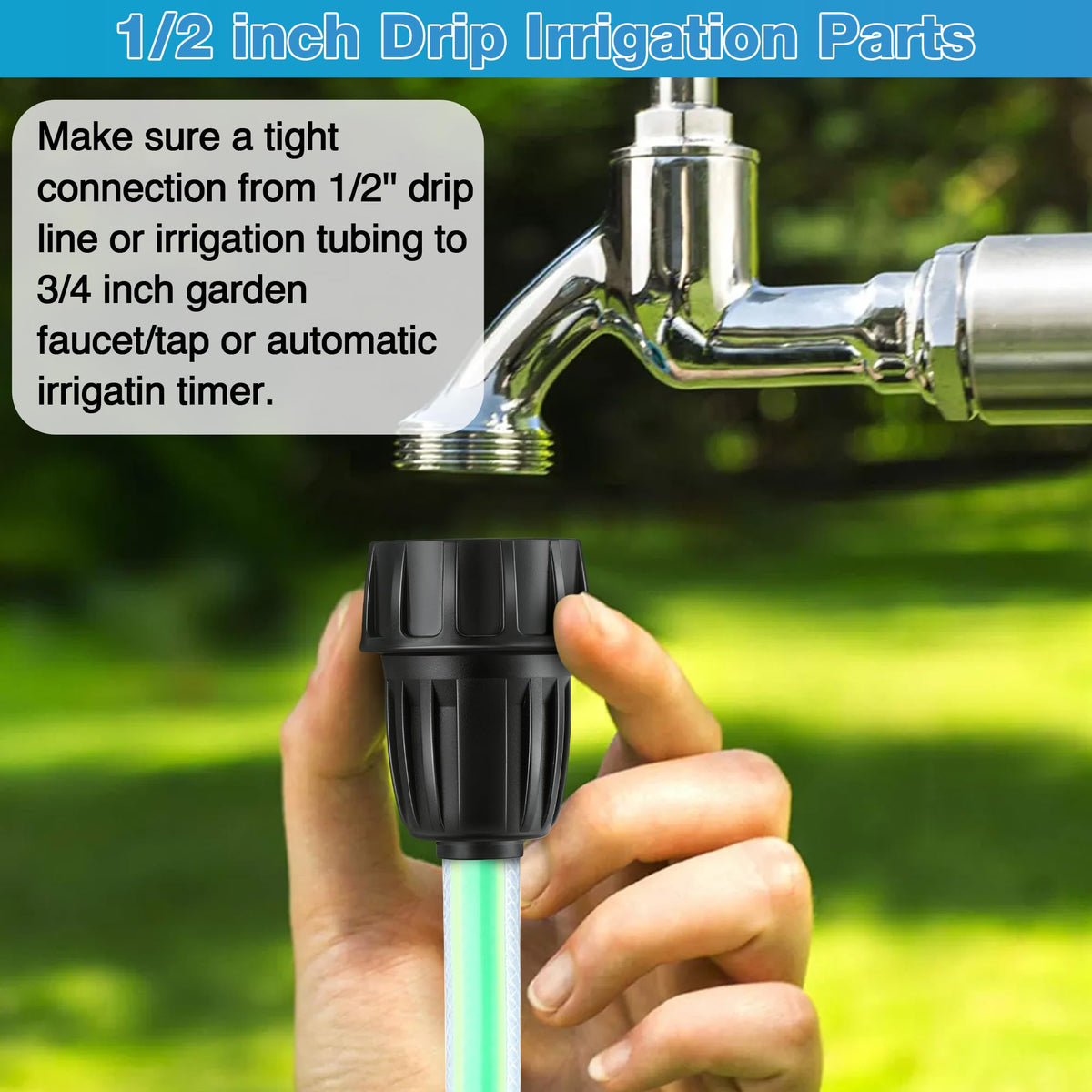 ElectricWise drip kit components ready for quick, tool-free installation.