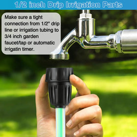 ElectricWise drip kit components ready for quick, tool-free installation.