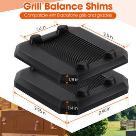 ElectricWise shims are Blackstone compatible for versatile grilling