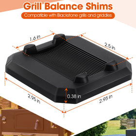 ElectricWise leveling feet assembly shows tool-free installation with adjustable orientation.