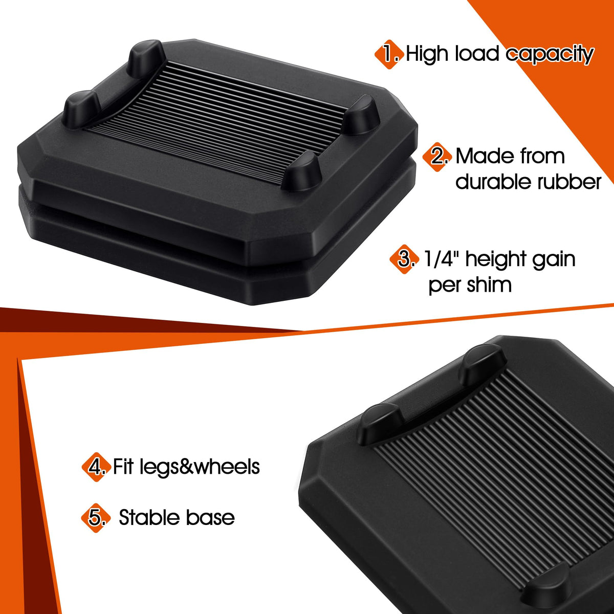 ElectricWise outdoor griddle feet improve stability for safer grilling.