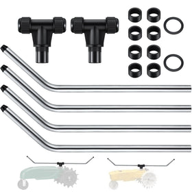 ElectricWise traveling sprinkler arms kit front view for even lawn coverage