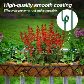 Elefama cage fits most plants—12-inch diameter and 16-inch height.