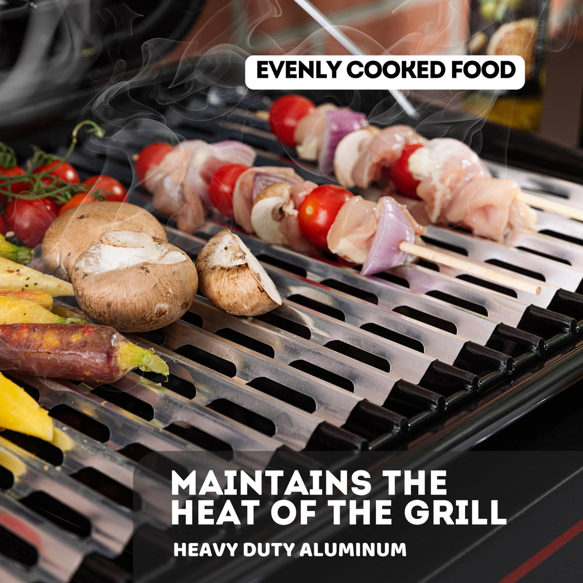 Elegest liners fit most charcoal, gas, and electric grills for versatile use.