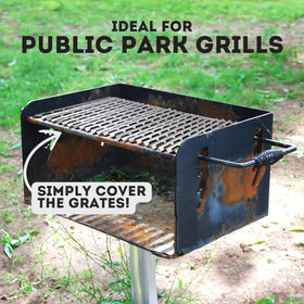 Elegest liners keep grease contained, simplifying post-grill cleanup.