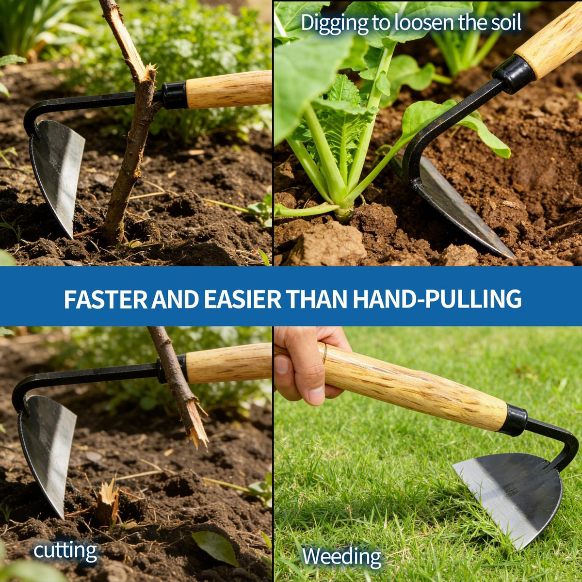 Elegital Kana Hoe 217 shows a 5-inch blade for precise cuts.