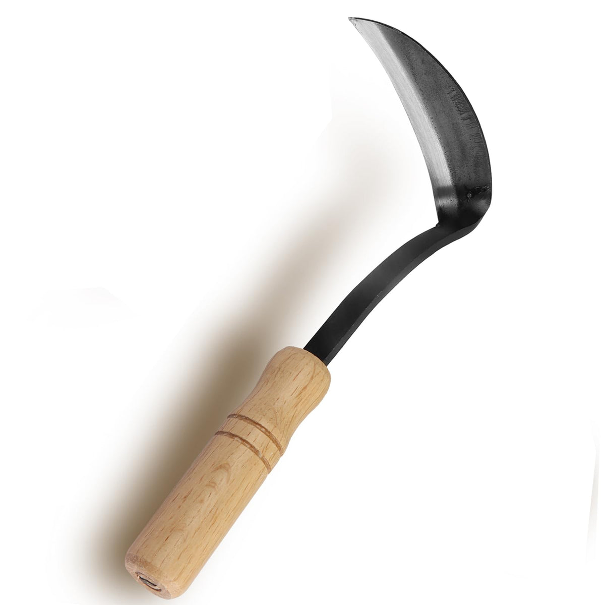 Elegital Kana Hoe 217 sharp blade close-up for efficient weeding.
