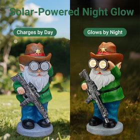Elegondrar resin-gnome-figure offers durable outdoor decor for year-round enjoyment.