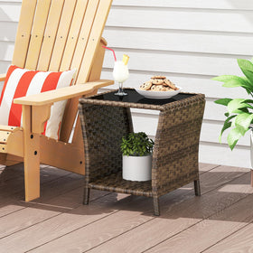 Elepude end table ideal for balcony and terrace seating areas.