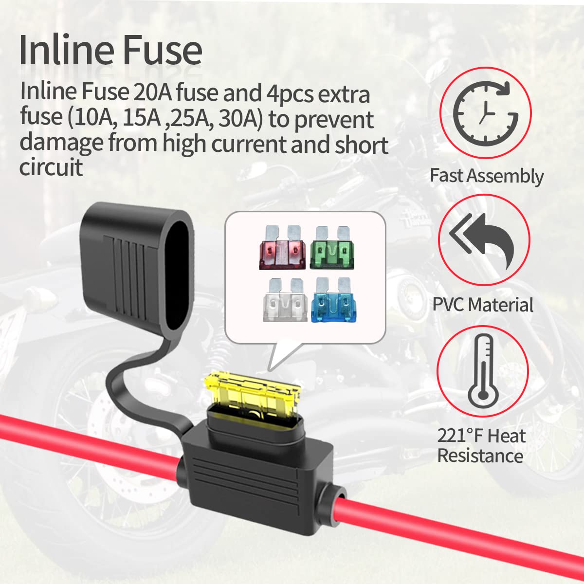 ELFCULB SAE sidewall connector enables easy, secure mounting.
