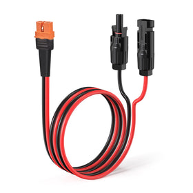 ELFCULB solar to XT60i cable close-up of durable connectors for stable power transfer.