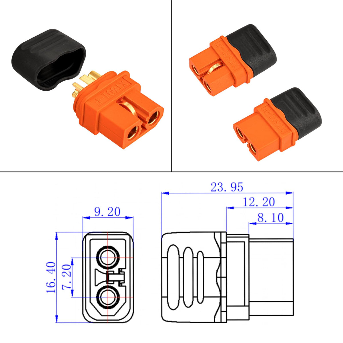 ELFCULB 2ft solar to XT60i cable used in outdoor environment.