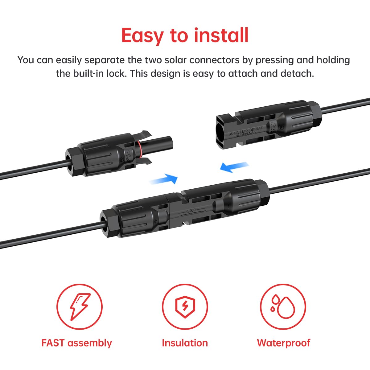 ELFCULB cable with waterproof seal shown for outdoor reliability.
