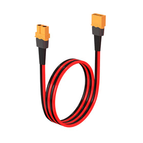 ELFCULB XT60 extension cable 2ft showing rugged connectors for reliable RC power connections.