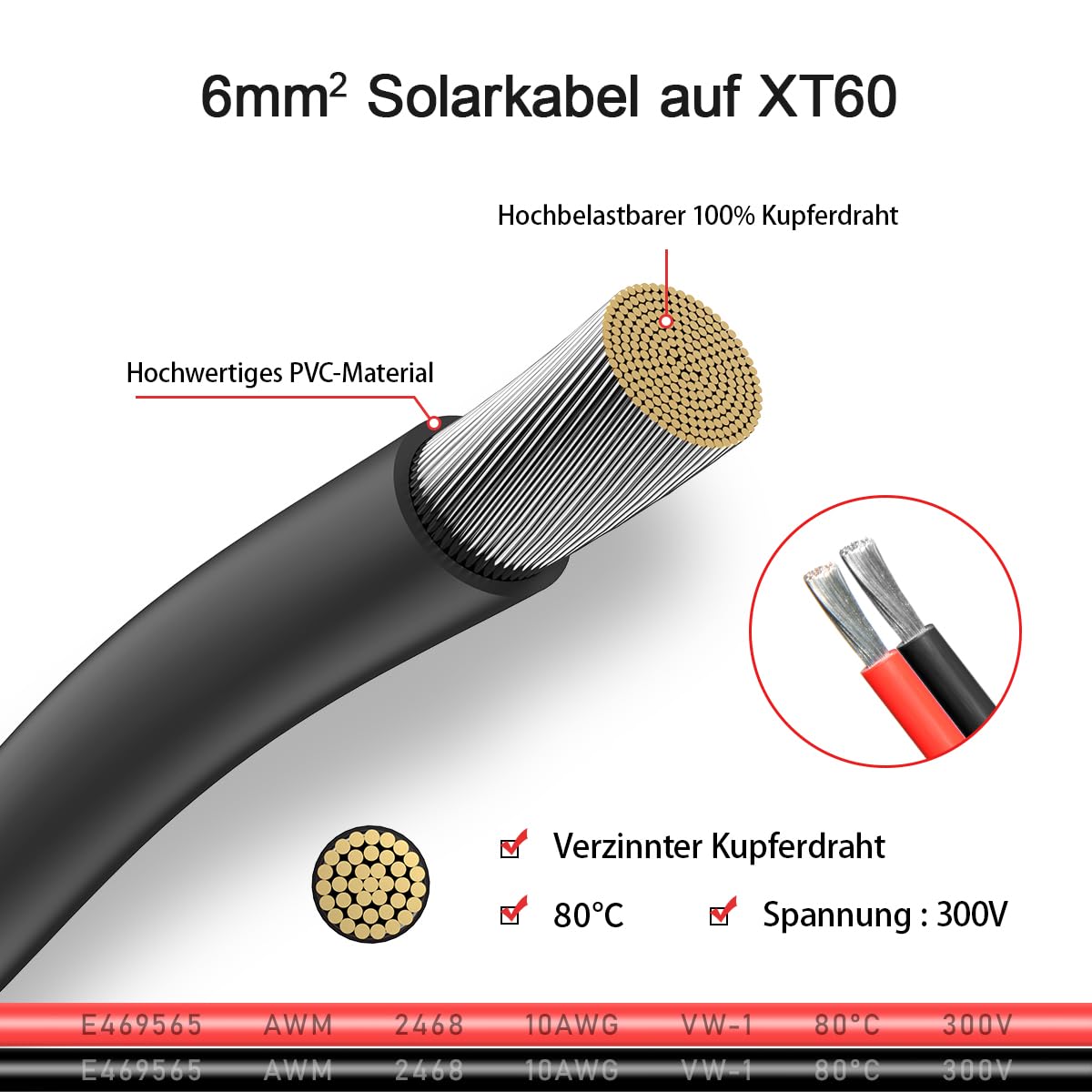 ELFCULB XT60 extension cable suits portable power stations and solar setups.