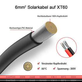 ELFCULB XT60 extension cable suits portable power stations and solar setups.