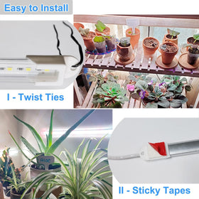 ELFTIA LED Grow Light Strip stylish design enhances home decor.