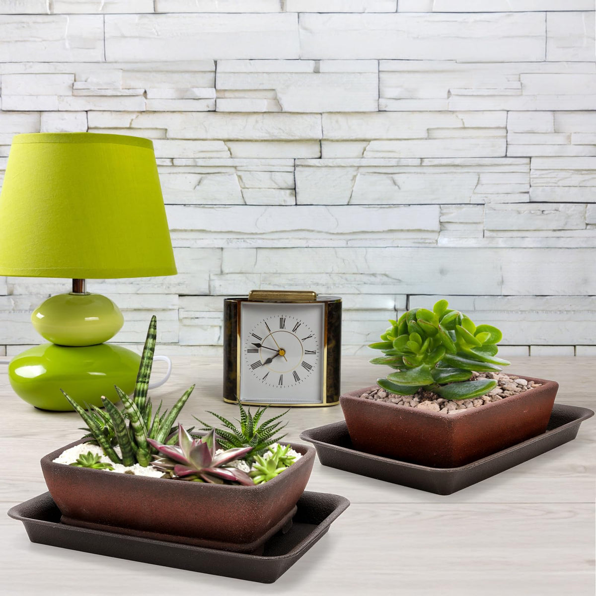 ELFULLY gradient terracotta finish adds vintage elegance to any space