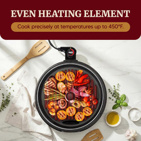 Elite Gourmet EMG6505G drip tray captures fat for healthier meals