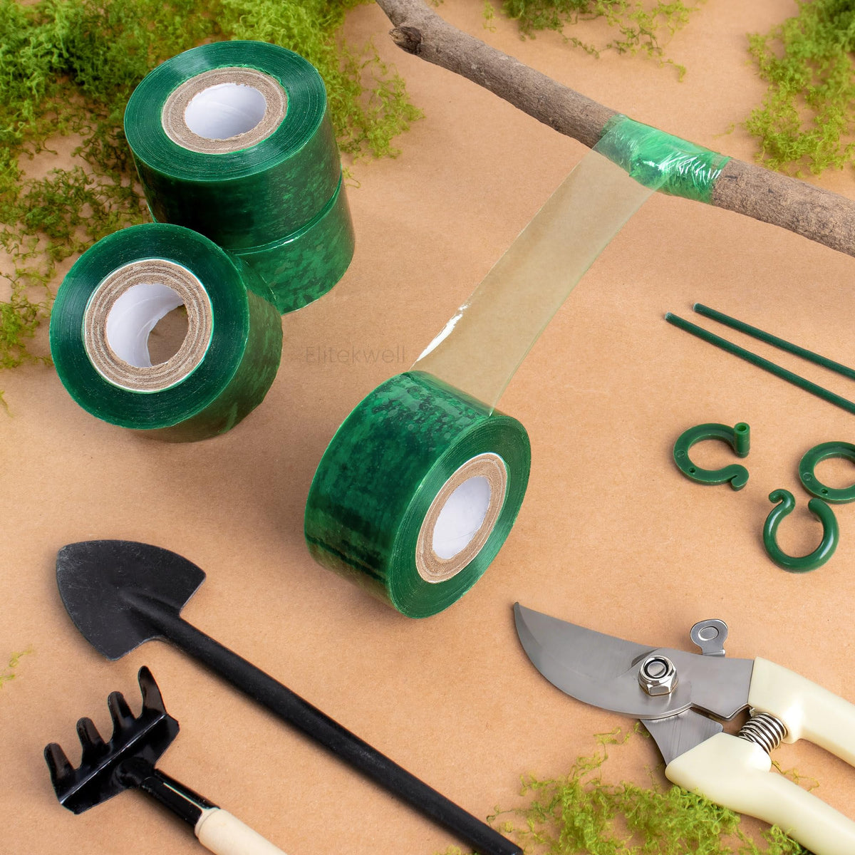 Elitekwell grafting tape length 360 feet covers large garden projects.