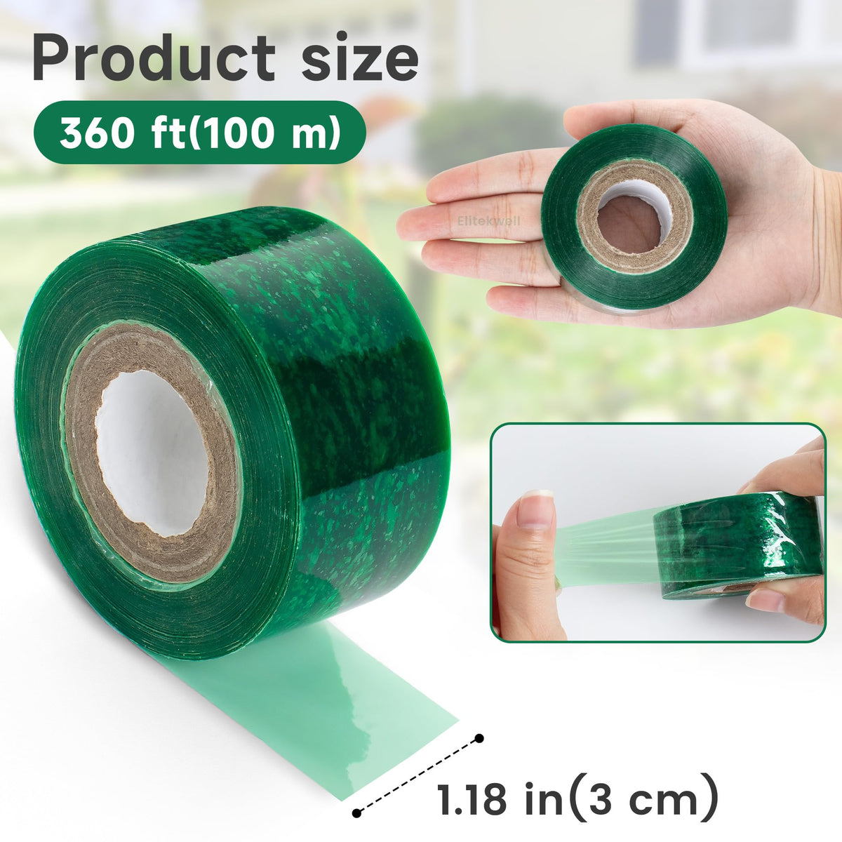 Elitekwell grafting tape ideal for fruit trees, flowers, and bonsai.