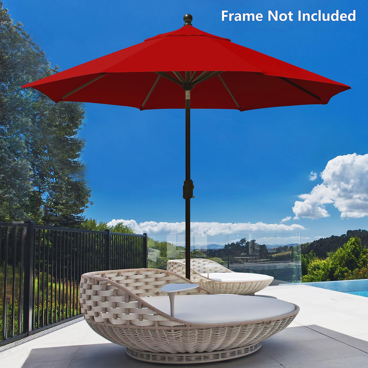 EliteShade easy install canopy replacement for 9ft umbrellas
