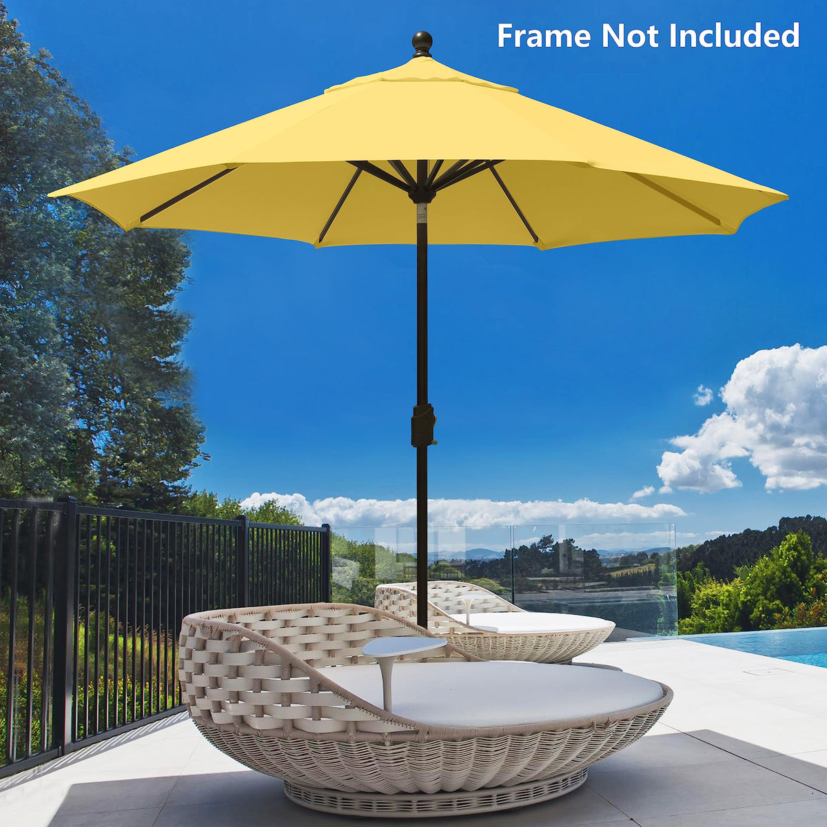 EliteShade 500-denier polyester yellow fabric for color longevity