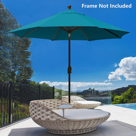 EliteShade teal canopy top hole for easy frame fitting