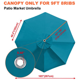 EliteShade teal canopy vent design to support airflow