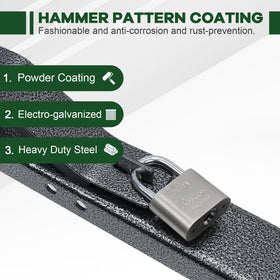 ELITEWILL open-trailer trimmer rack base installed on side rail for easy mounting.