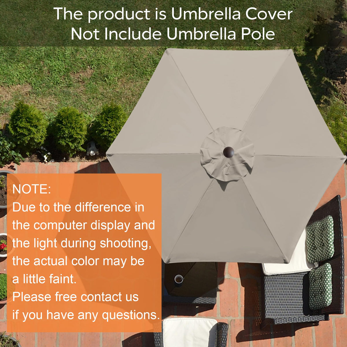 EliteShade replacement canopy with air vent for versatile frames