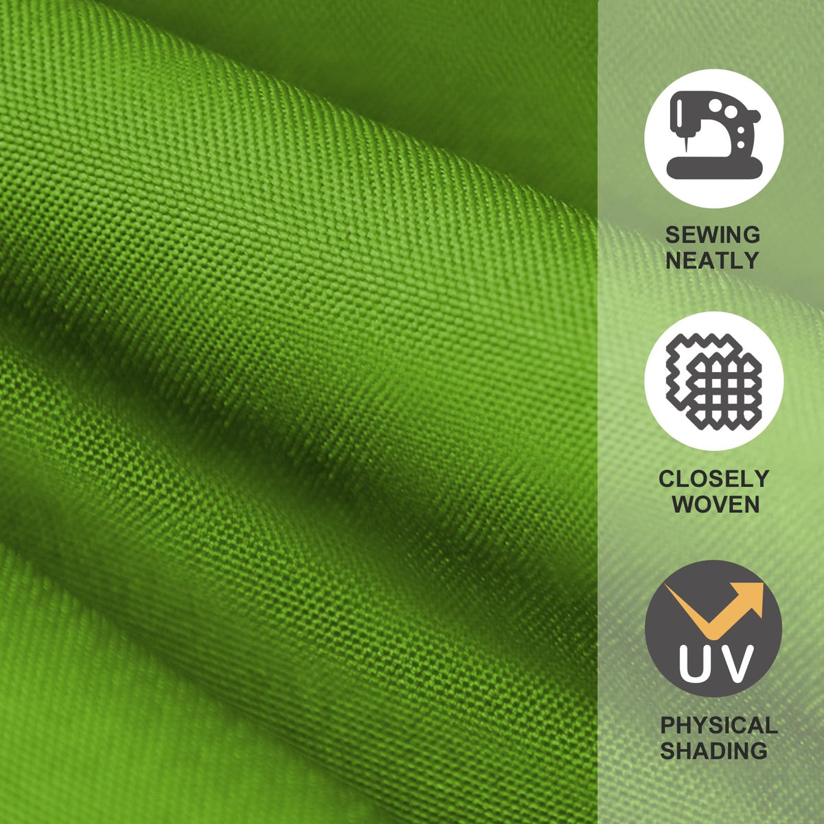 EliteShade canopy fits wood, aluminum, metal, and fiberglass frames for versatility.