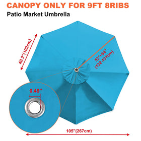 EliteShade sky blue vented canopy improves outdoor airflow