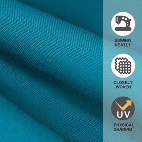 EliteShade teal canopy top hole allows easy fit adjustment