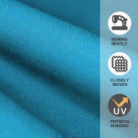 EliteShade canopy top hole design for centered pole fit