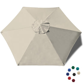 EliteShade 7.5ft canopy cover for 6-rib umbrellas, quick shade replacement