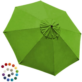 EliteShade USA 9ft canopy replacement for 8-rib umbrellas improves shade and look.