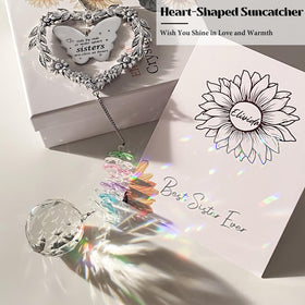 Elivida suncatcher butterfly accent catching sunlight in room
