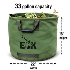 ELK heavy-duty canvas bag with reinforced straps for rugged outdoor use.