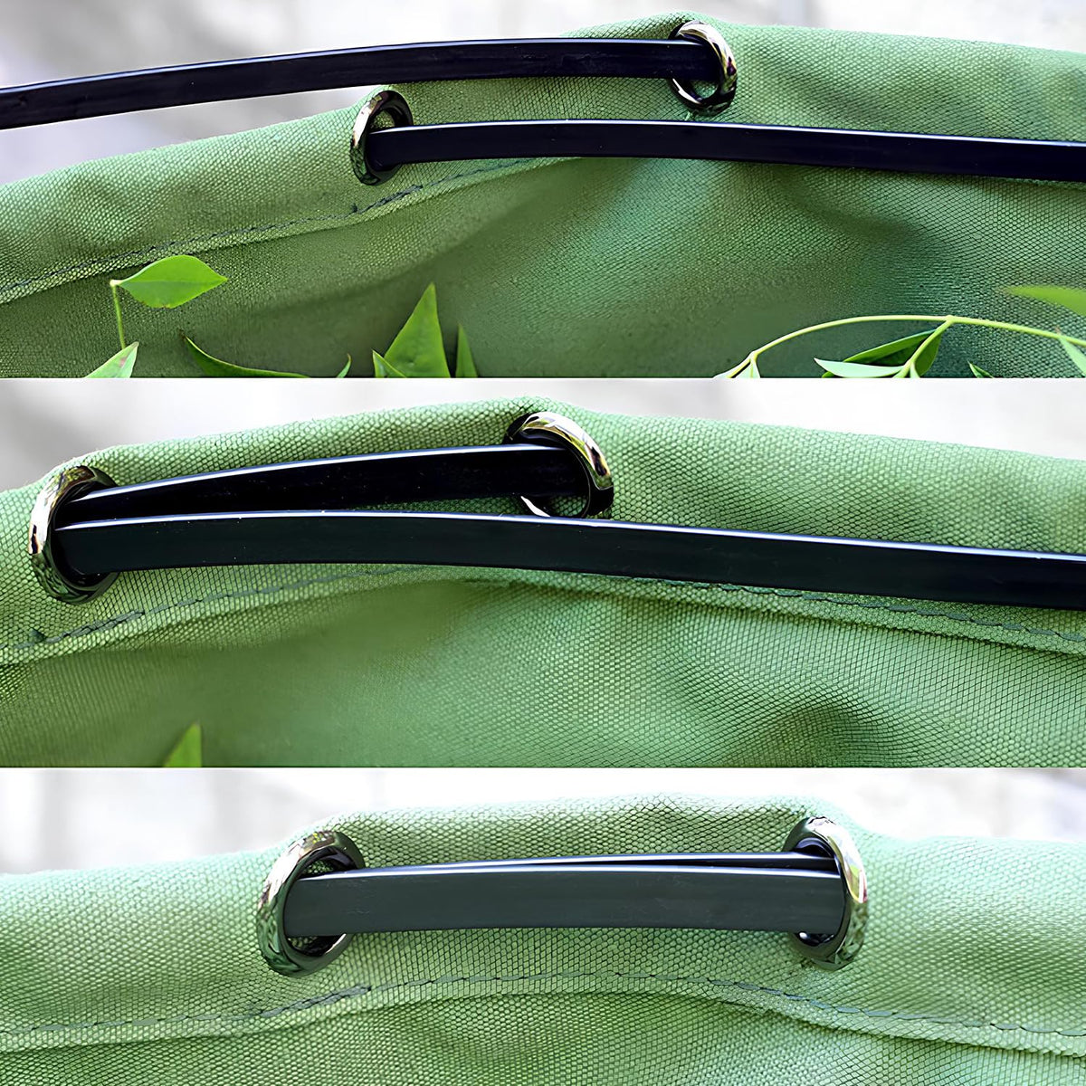 ELK PVC elastic bone keeps the bag round and upright for filling.