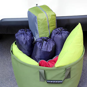 ELK bag collapses for simple off-season storage.
