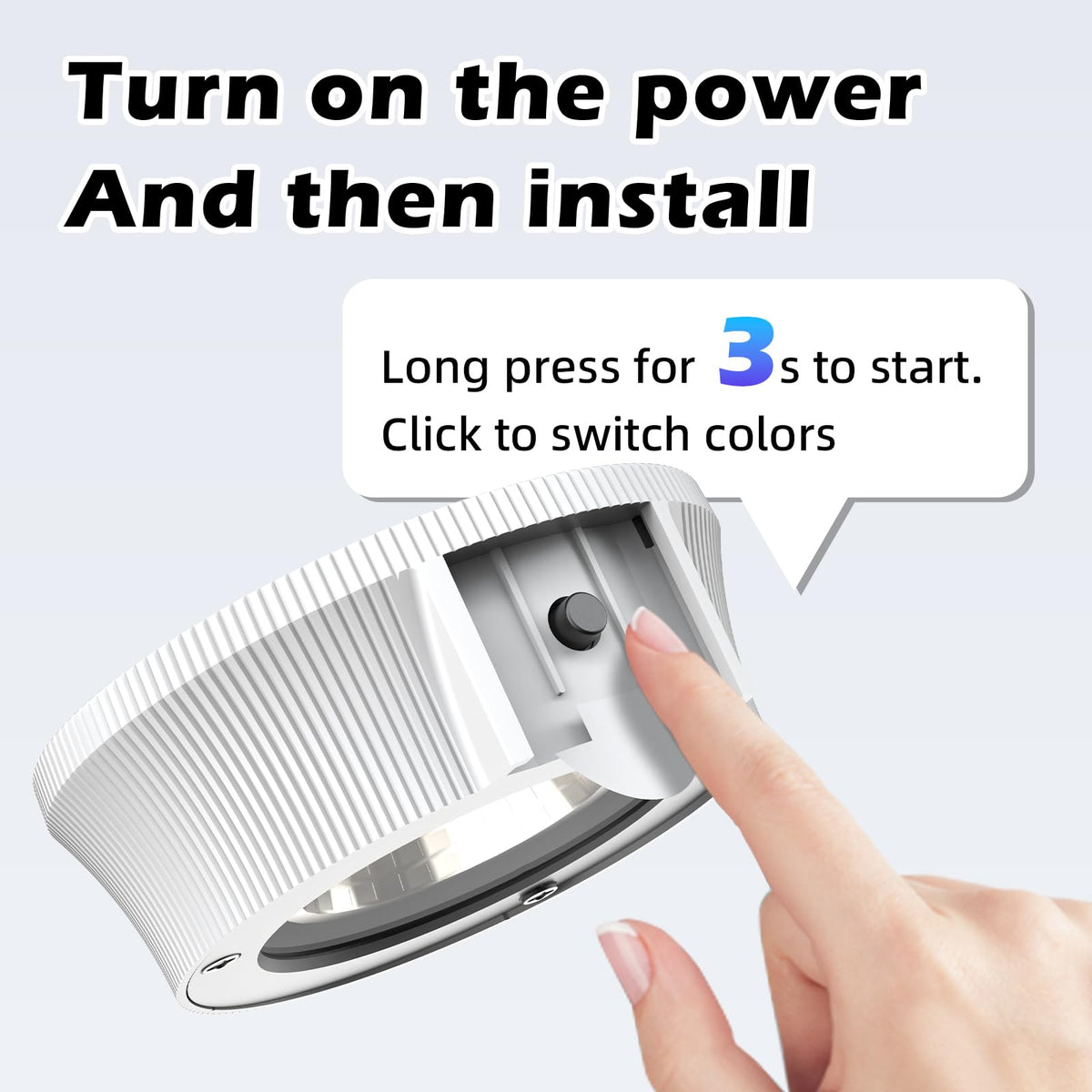 Elsollit easy-install design fits 1-1.2 inch poles with quick setup.