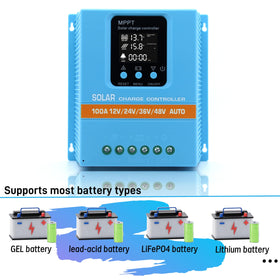 ELUSH controller DC outputs provide flexible charging for 12V systems.